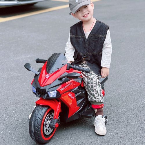 Bluetooth Music Ride-On Motorcycle for Kids - 12V Power Wheels
