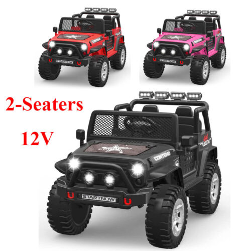 Load image into Gallery viewer, Bluetooth Remote Control 2-Seater Electric Ride On Jeep for Kids with USB Port
