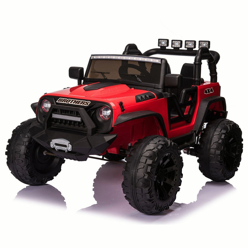 Load image into Gallery viewer, Bluetooth Remote Control Kids Ride On Jeep with 24V Battery and USB Connectivity - Perfect Gift for Young Adventurers
