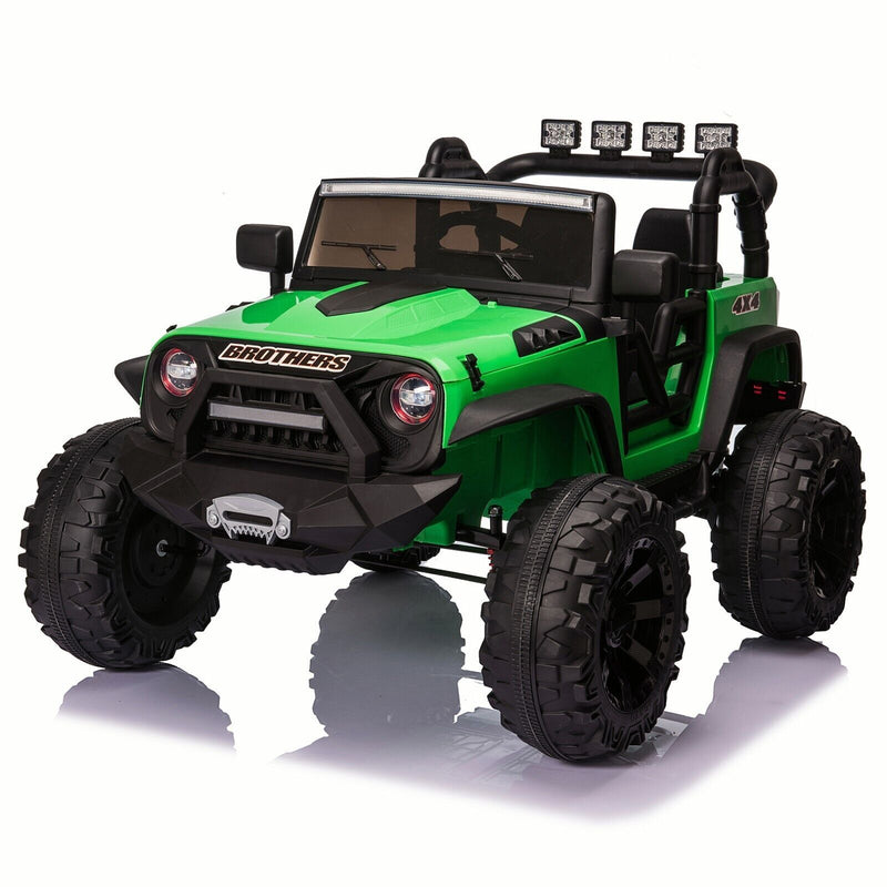 Load image into Gallery viewer, Bluetooth Remote Control Kids Ride On Jeep with 24V Battery and USB Connectivity - Perfect Gift for Young Adventurers
