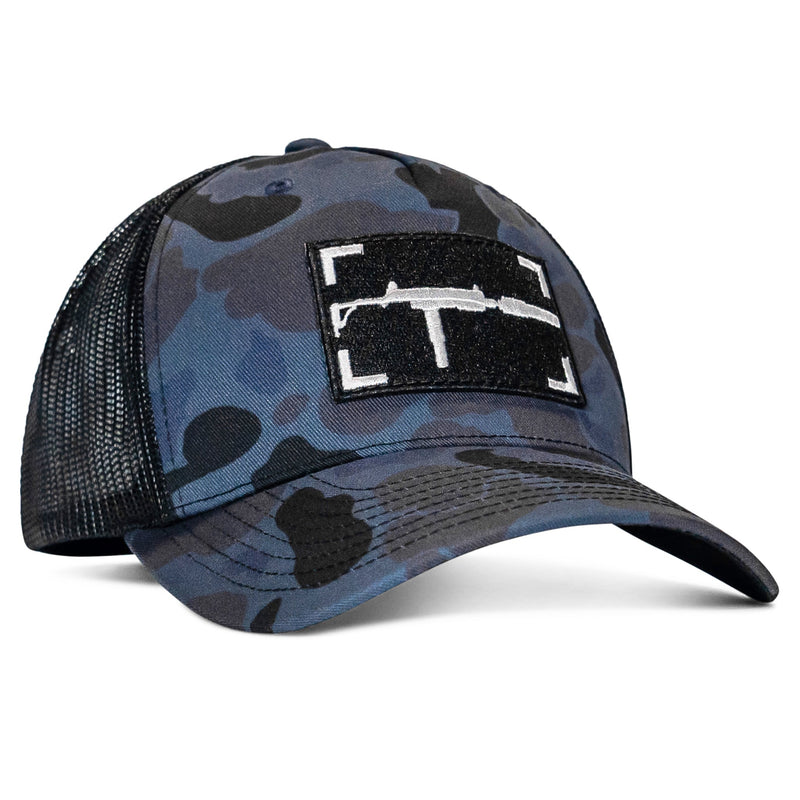 Load image into Gallery viewer, UZI PATCH MESH SNAPBACK HAT
