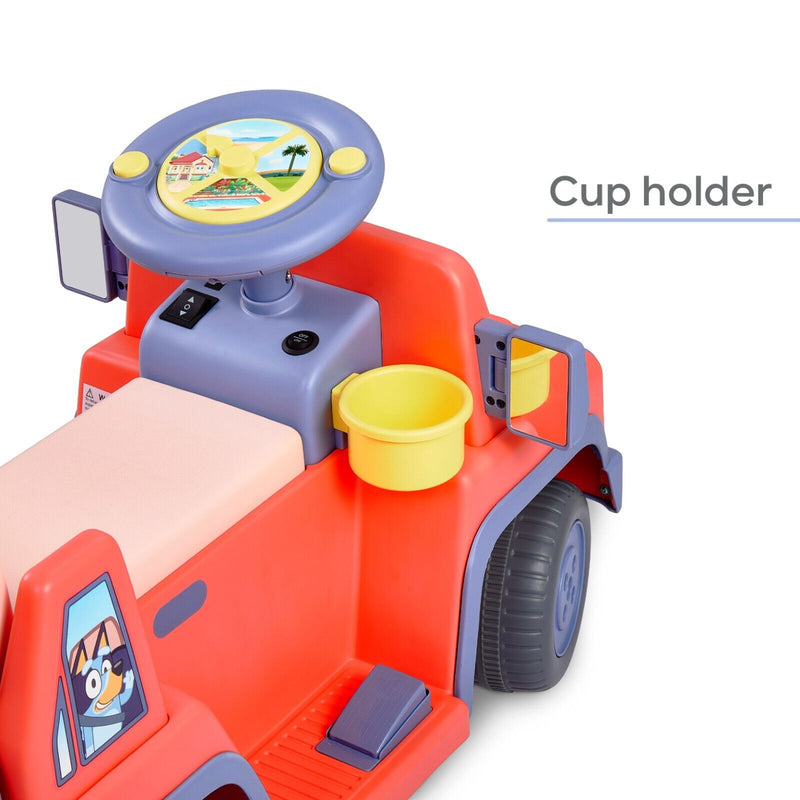 Load image into Gallery viewer, Bluey 6V Ride On Car for Kids with Interactive Sound &amp; Music

