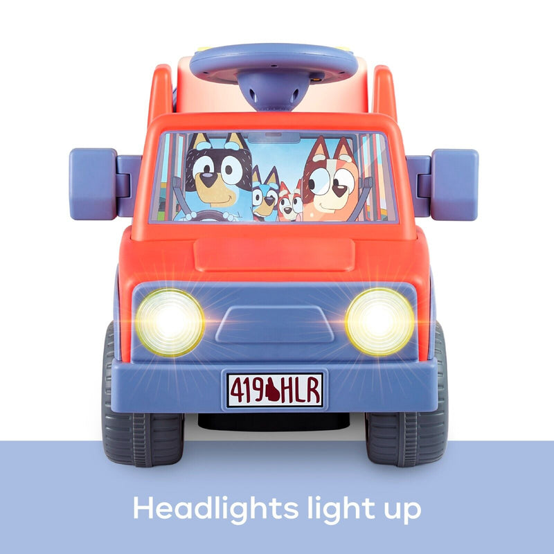 Load image into Gallery viewer, Bluey 6V Ride On Car for Kids with Interactive Sound &amp; Music
