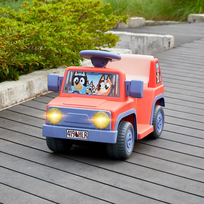 Load image into Gallery viewer, Bluey 6V Ride On Car for Kids with Interactive Sound &amp; Music
