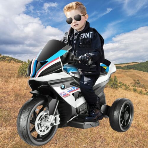 Load image into Gallery viewer, BMW 12V Battery Powered Ride on Motorcycle for Kids with Headlight - Perfect Gift
