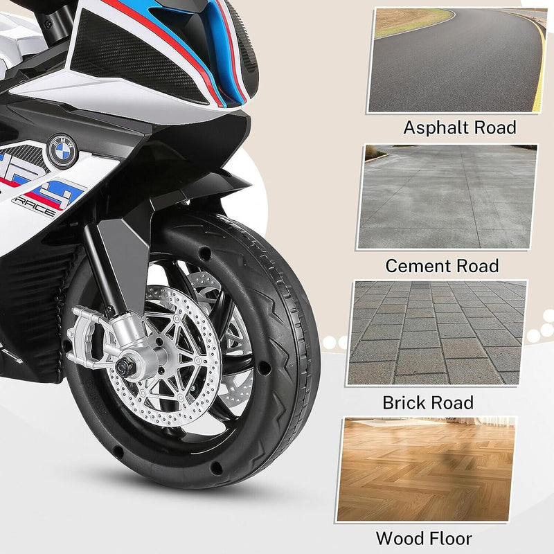 Load image into Gallery viewer, BMW 12V Battery Powered Ride on Motorcycle for Kids with Headlight - Perfect Gift
