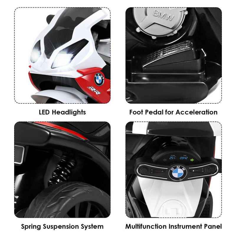 Load image into Gallery viewer, BMW Electric Motorcycle for Kids with Rechargeable Battery Included

