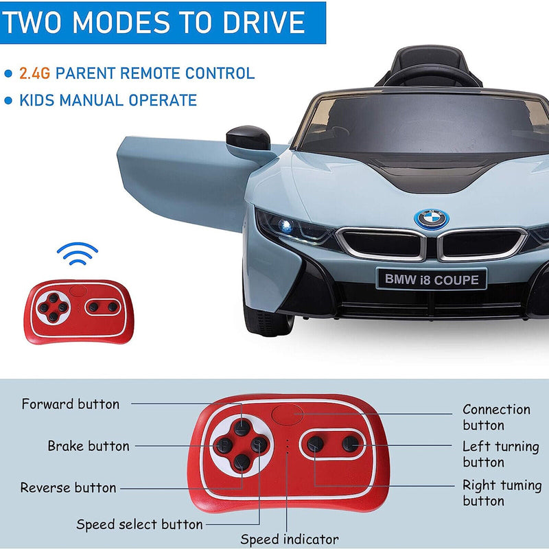 Load image into Gallery viewer, BMW I8 Coupe Style Electric Kids Ride-On Car 12V Battery Powered Toy
