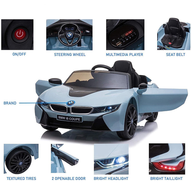 Load image into Gallery viewer, BMW I8 Coupe Style Electric Kids Ride-On Car 12V Battery Powered Toy
