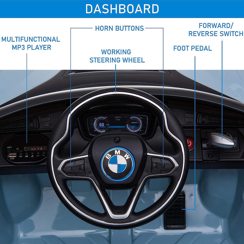 Load image into Gallery viewer, BMW I8 Coupe Style Electric Kids Ride-On Car 12V Battery Powered Toy
