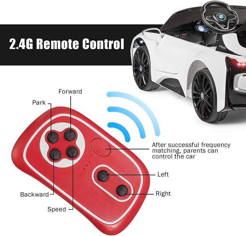 Load image into Gallery viewer, BMW I8 Electric Ride-On Car for Kids with MP3 and Remote Control - White
