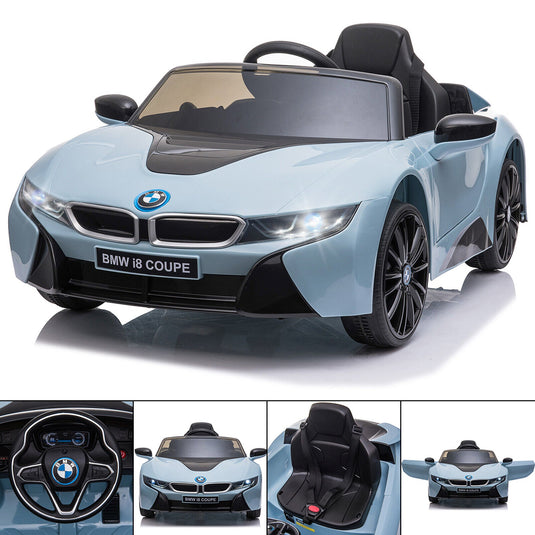 BMW i8 Licensed 12V Electric Ride-On Car for Kids with Remote Control