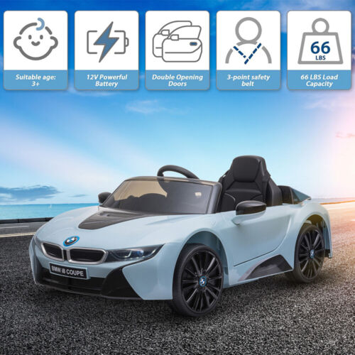 Load image into Gallery viewer, BMW I8 Licensed Electric Ride-On Car for Kids with Remote Control - 12V Powered Vehicle
