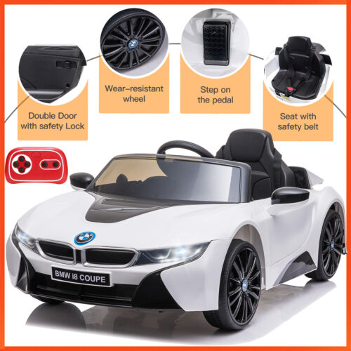 BMW I8 Style 12V Electric Ride-On Car for Kids with 2.4G Remote Control