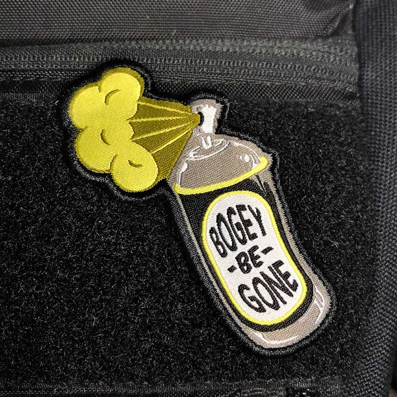 Load image into Gallery viewer, Bogey-Be-Gone Spray Disc Golf Patch - Hook And Loop
