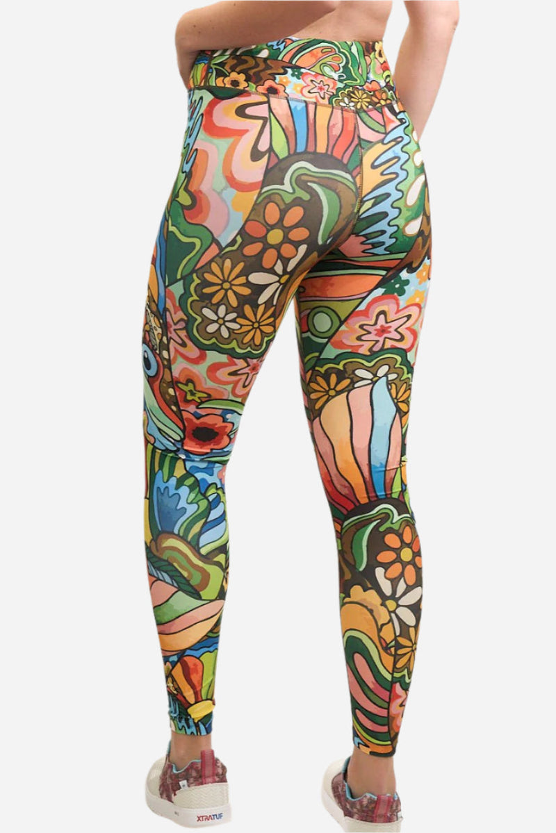 Load image into Gallery viewer, Boho Bass High-Waisted Leggings
