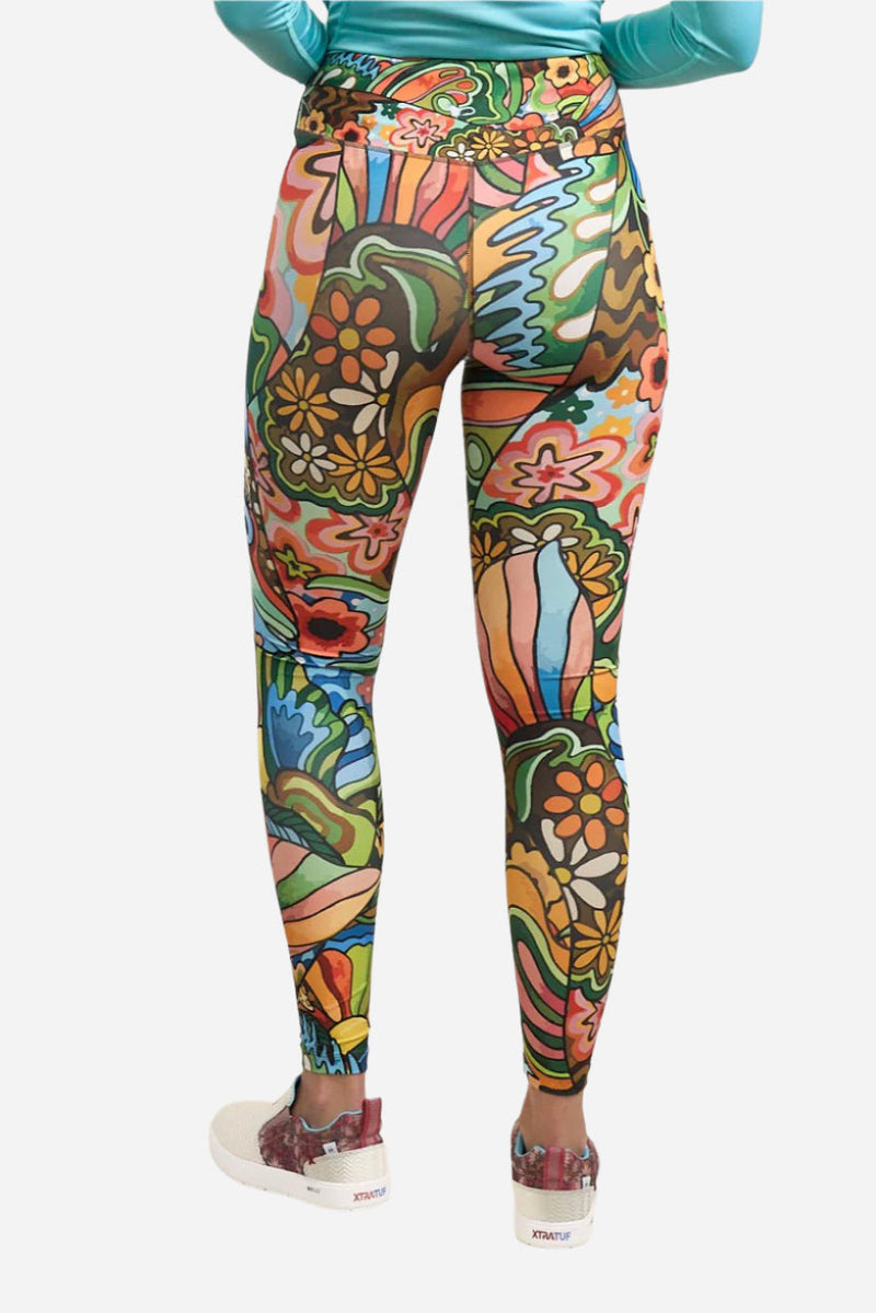 Load image into Gallery viewer, Boho Bass High-Waisted Leggings

