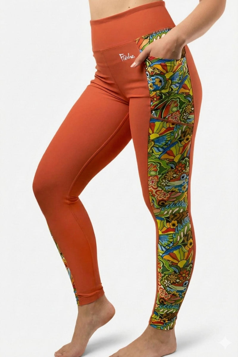 Load image into Gallery viewer, Boho Bass Pocket Leggings
