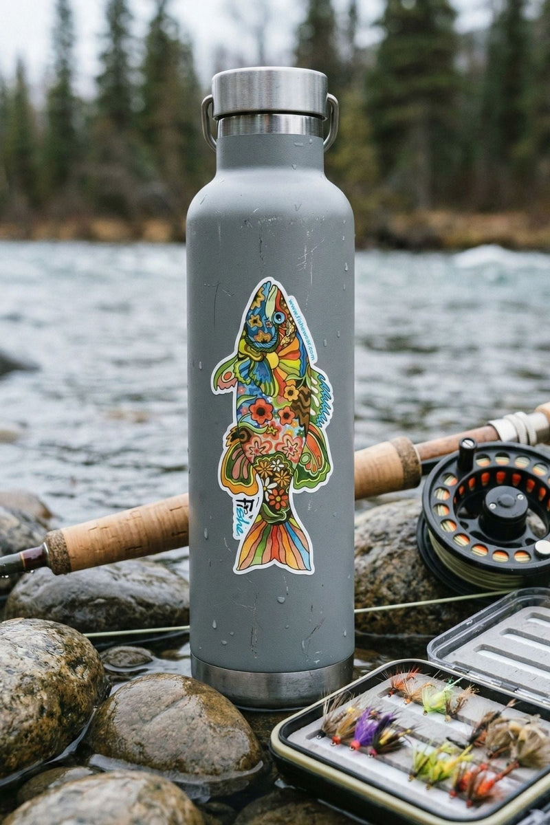 Load image into Gallery viewer, Boho Bass Sticker
