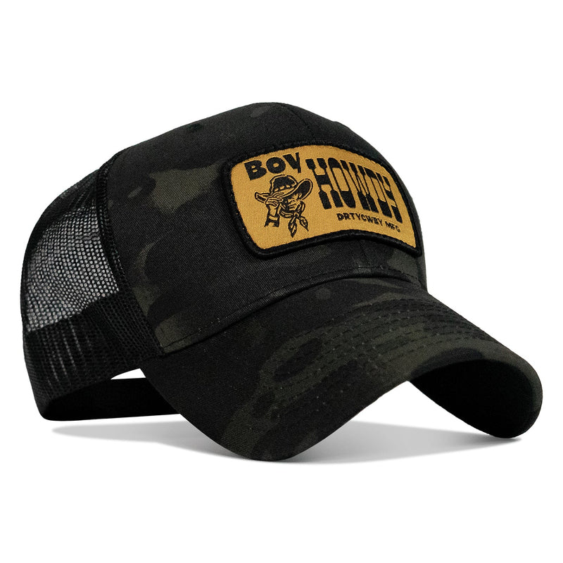 Load image into Gallery viewer, Boy Howdy Western Patch Snapback Hat
