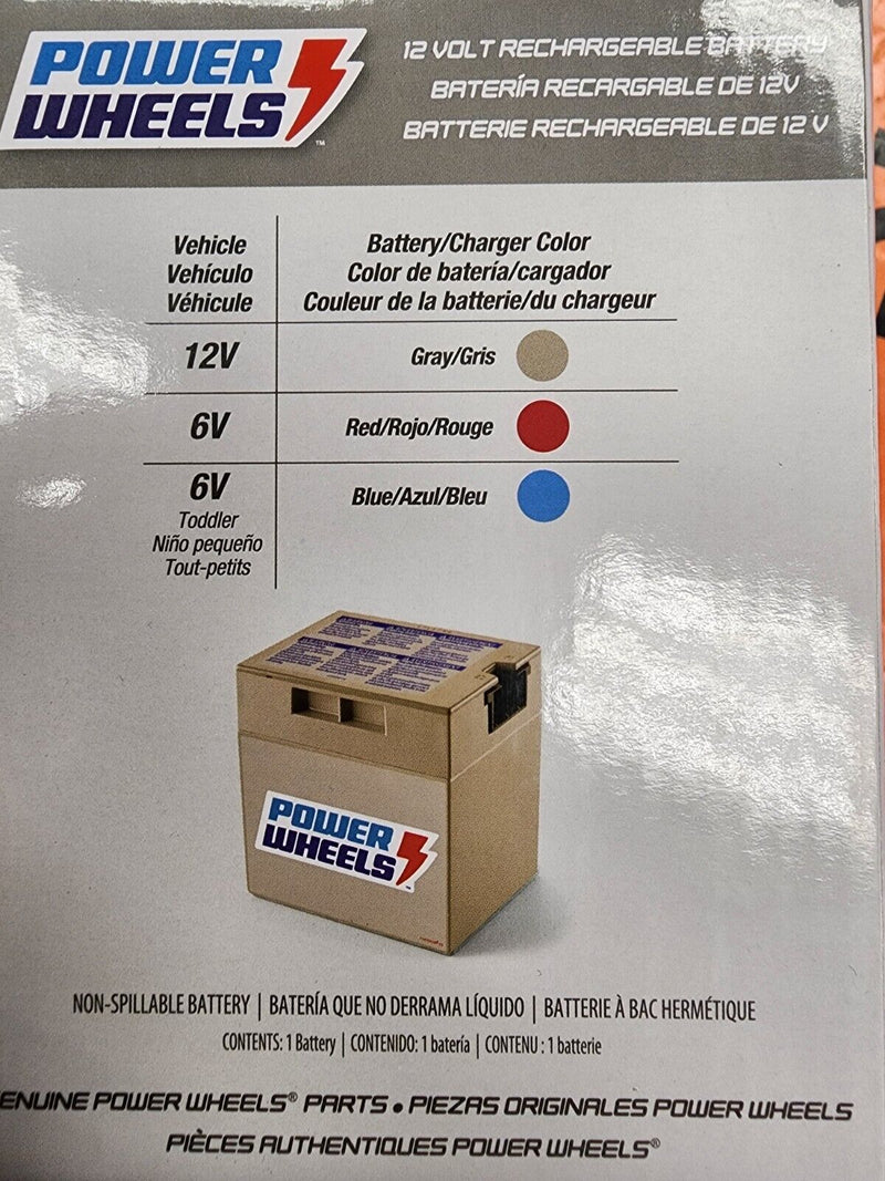 Load image into Gallery viewer, Brand New 12 Volt Grey Battery for Power Wheels FP74777 Model
