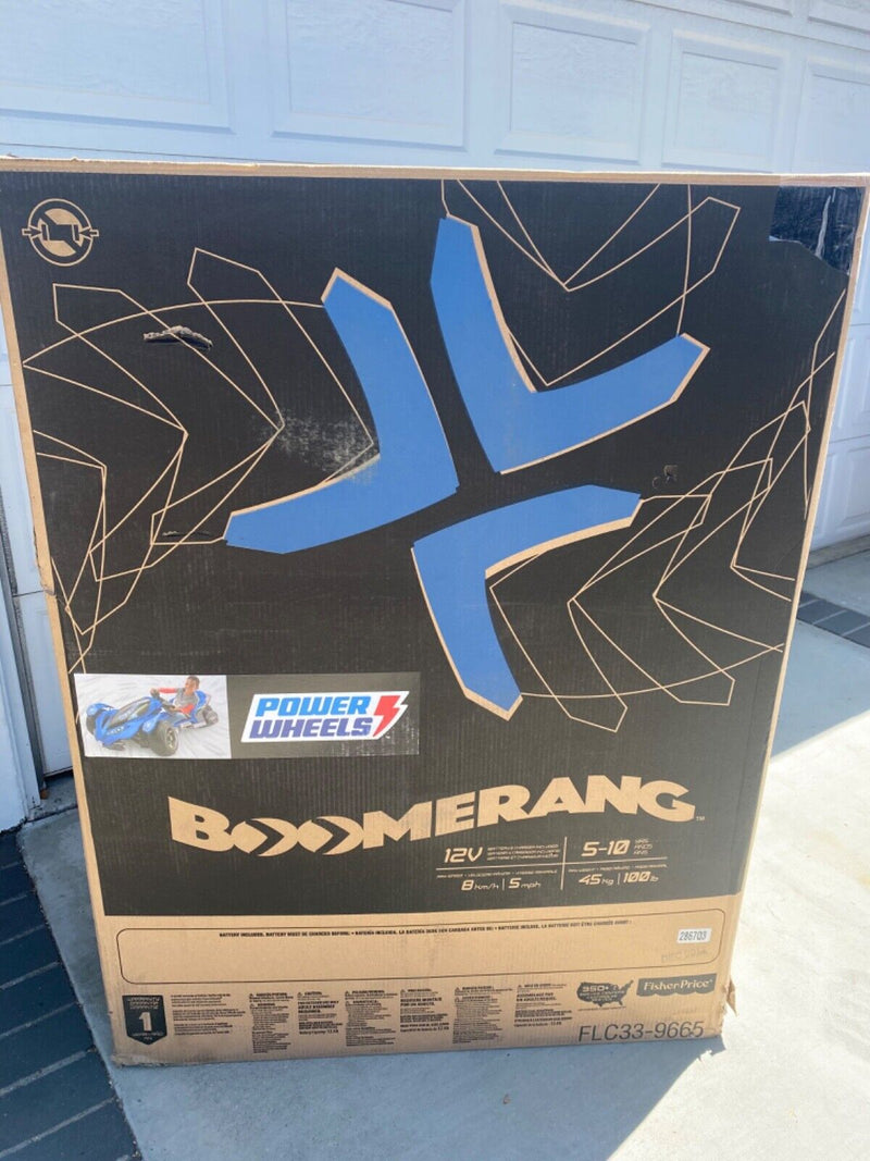 Load image into Gallery viewer, Brand New Power Wheels Boomerang Blue - Available for Local Pickup in 92865
