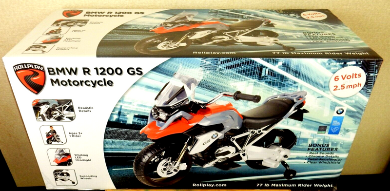 Load image into Gallery viewer, Brand New Red/Gray BMW 6V Ride On Motorcycle for Kids - Ready to Ride!
