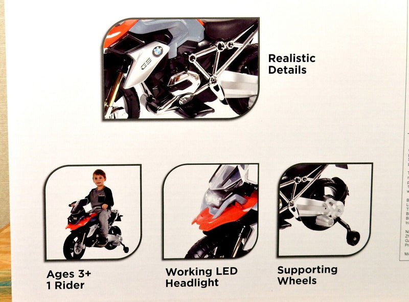 Load image into Gallery viewer, Brand New Red/Gray BMW 6V Ride On Motorcycle for Kids - Ready to Ride!
