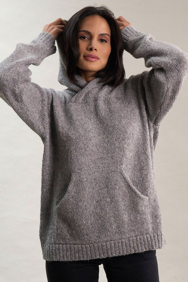Load image into Gallery viewer, Briana Alpaca Hoodie Pullover

