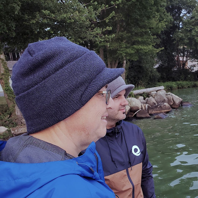 Load image into Gallery viewer, Brimmed Alpaca Knit Radar Mash Hat
