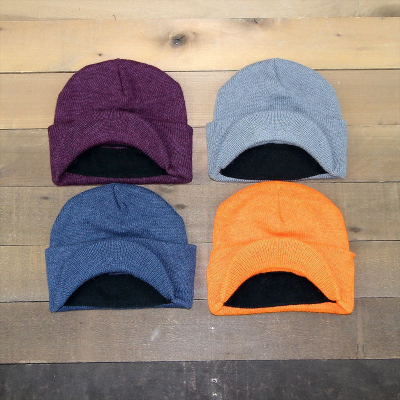 Load image into Gallery viewer, Brimmed Alpaca Knit Radar Mash Hat
