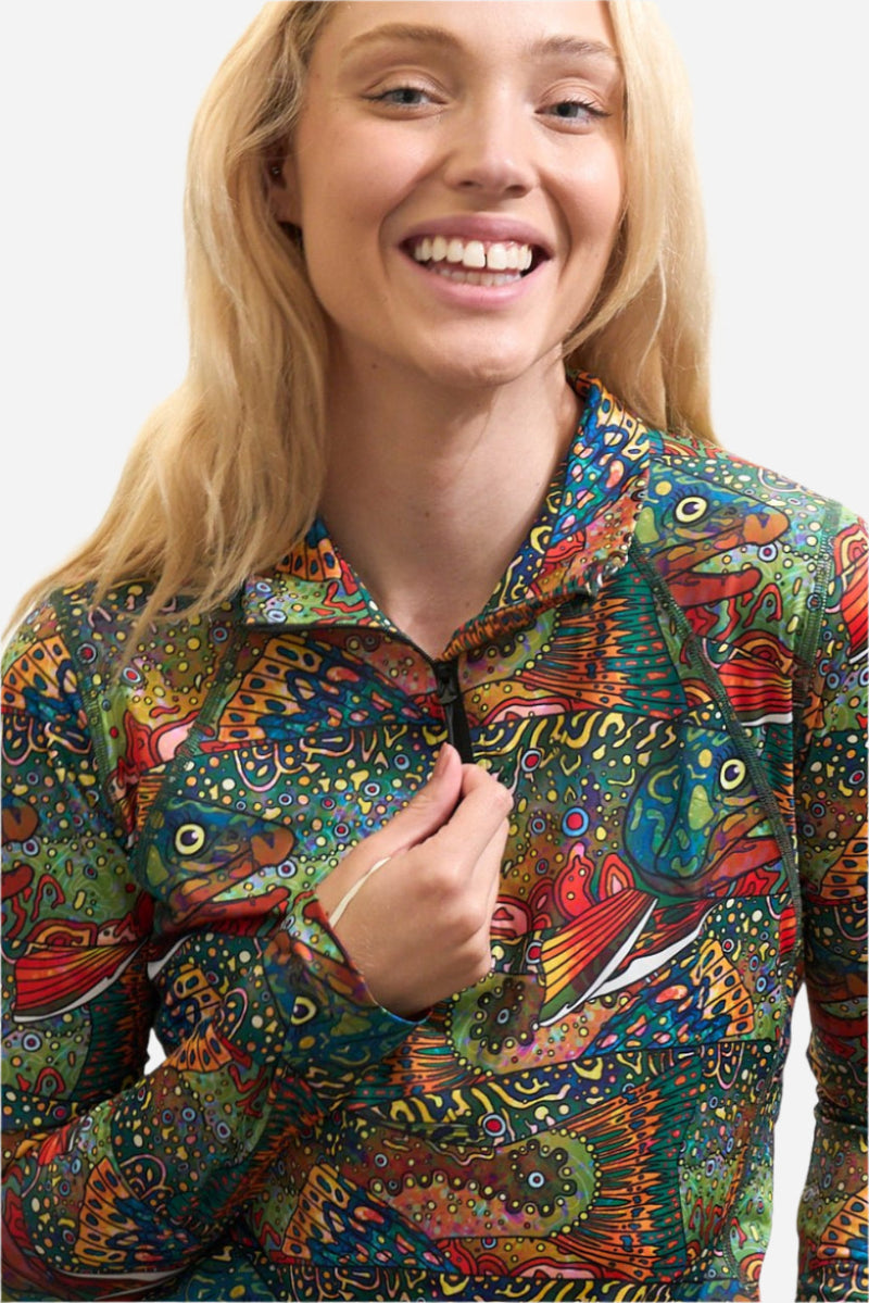 Load image into Gallery viewer, Brookie 1/4 Zip Sunshirt
