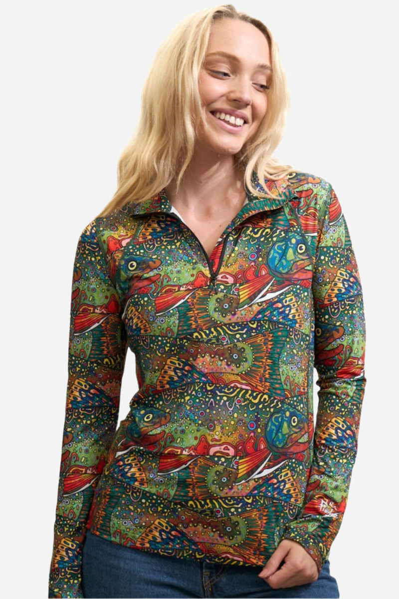 Load image into Gallery viewer, Brookie 1/4 Zip Sunshirt
