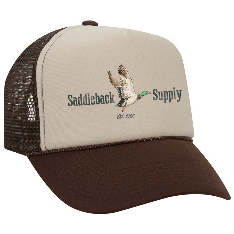 Load image into Gallery viewer, Shoot 'Em Brown Foam Hat
