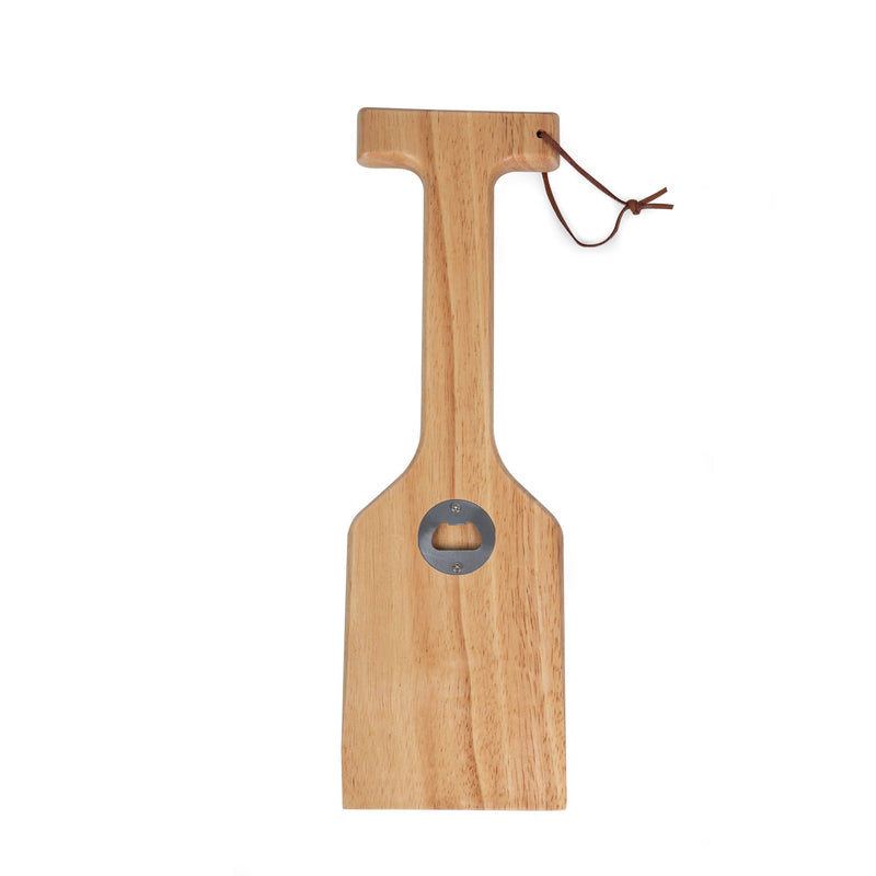 Load image into Gallery viewer, Hardwood BBQ Grill Scraper with Bottle Opener
