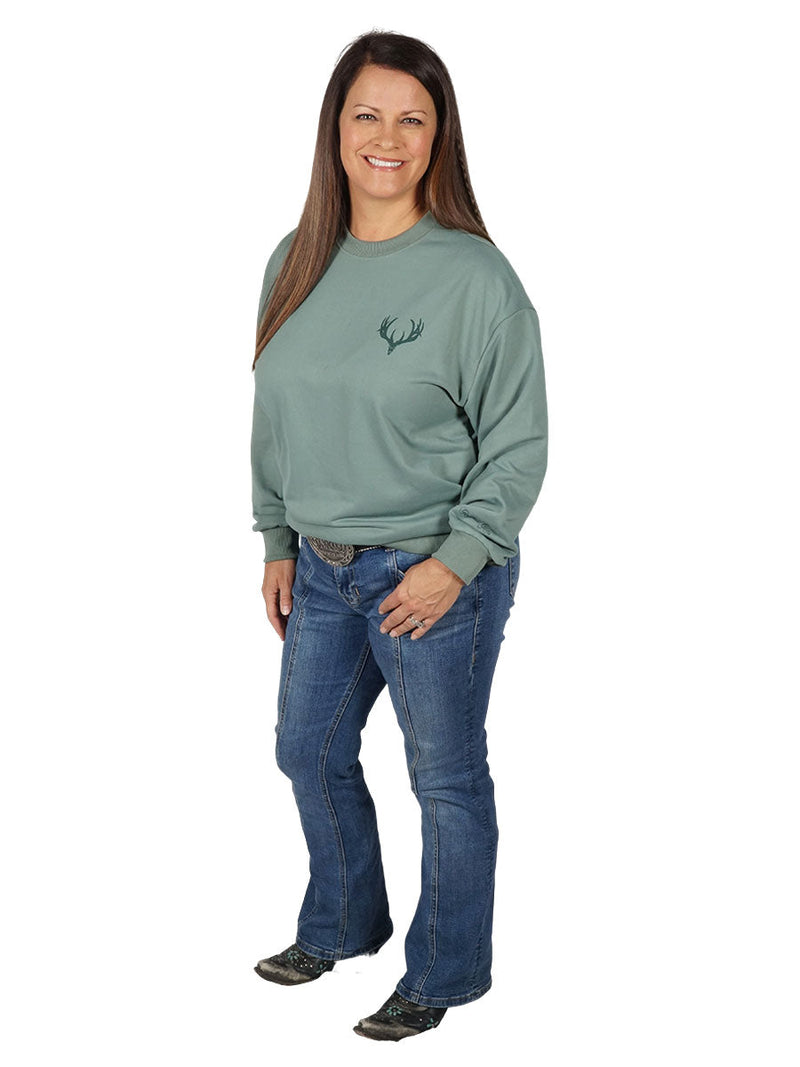 Load image into Gallery viewer, Buck Skull Crewneck
