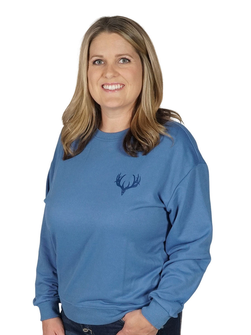 Load image into Gallery viewer, Buck Skull Crewneck
