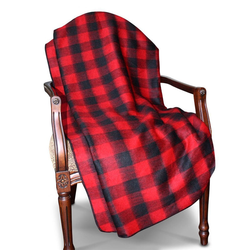 Load image into Gallery viewer, Buffalo Chex Alpaca Bed Blanket or Alpaca Throw
