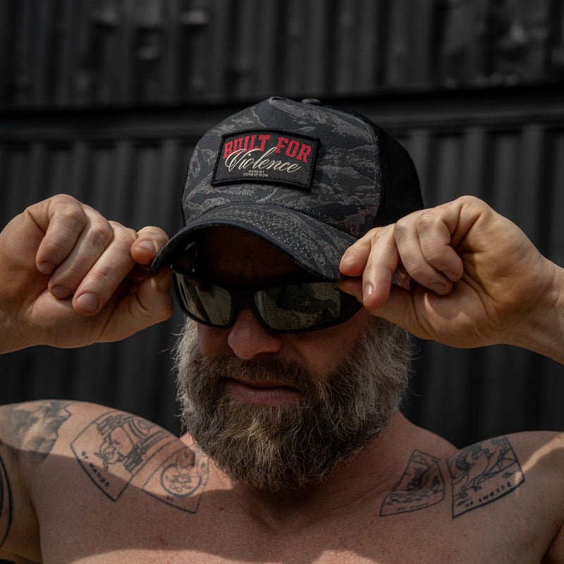 Load image into Gallery viewer, Built For Violence Patch Five Panel Breacher Snapback Hat
