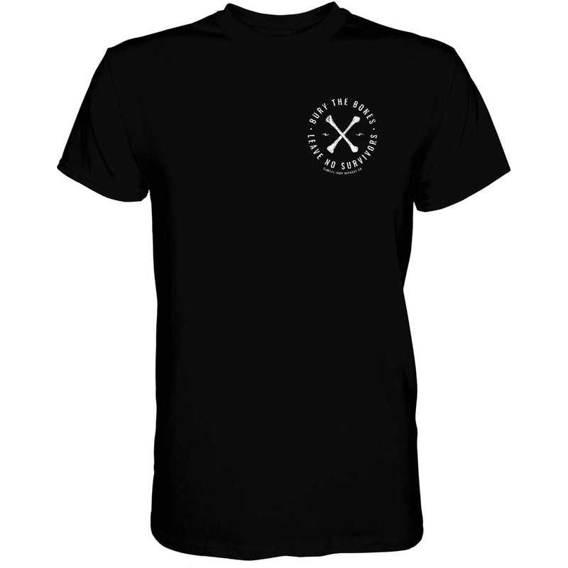 Load image into Gallery viewer, Bury The Bones. Leave No Survivors. Men’s T-shirt
