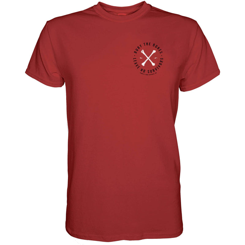 Load image into Gallery viewer, Bury The Bones. Leave No Survivors. Men’s T-shirt
