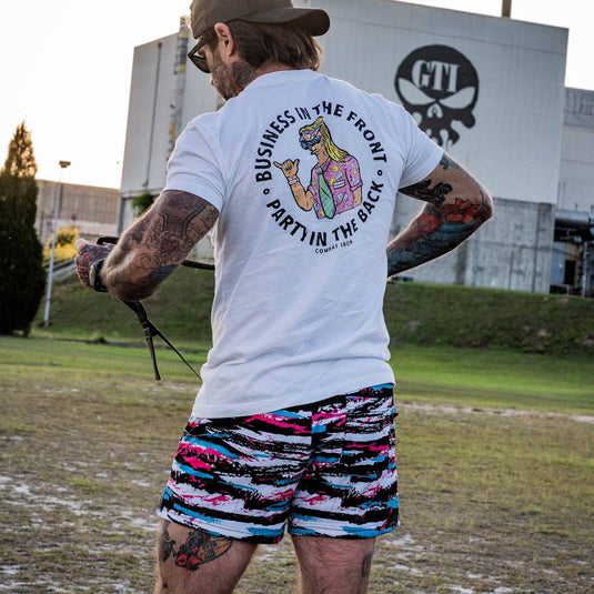 Business In The Front. Party In The Back. Party Men's T-Shirt