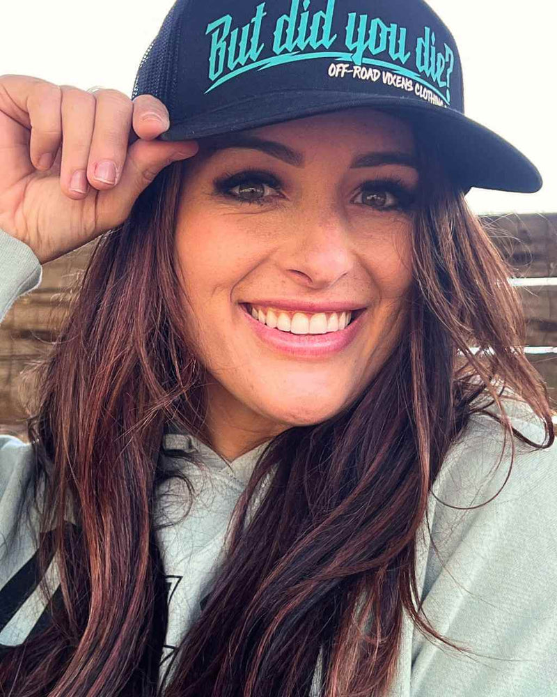 Load image into Gallery viewer, But did you die? Trucker - Black
