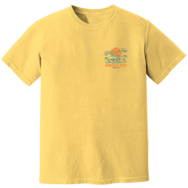 Load image into Gallery viewer, Wild and Free Pigment Tee
