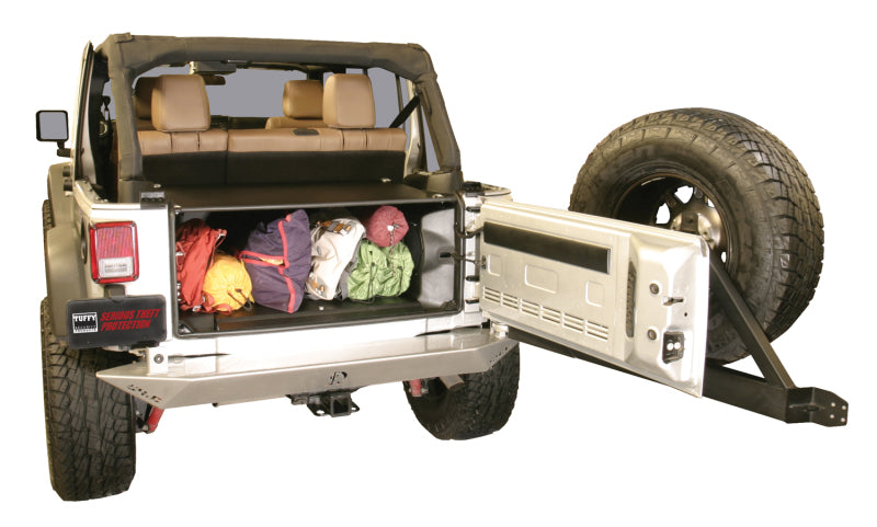 Load image into Gallery viewer, Tuffy Jk Unlimited Tailgate Enclosure- Black For 2011+

