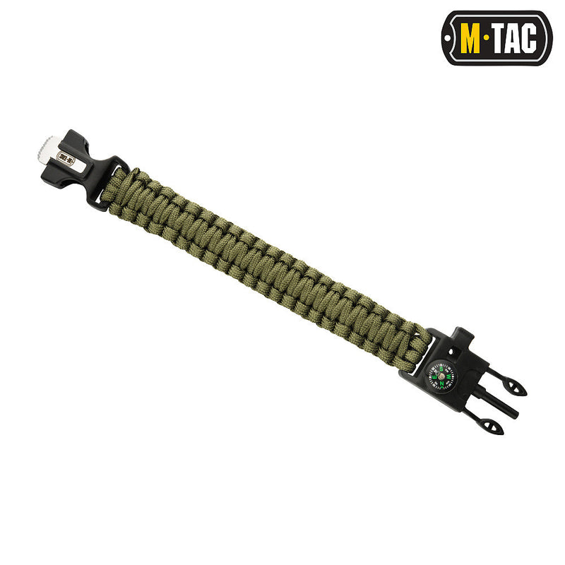 Load image into Gallery viewer, M-Tac Paracord Bracelet - Survival Kit
