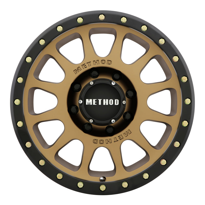 Load image into Gallery viewer, Method MR305 NV 20x10 -18mm Offset 8x6.5 130.81mm CB Method Bronze/Black Street Loc Wheel
