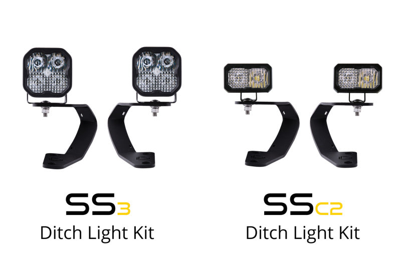 Load image into Gallery viewer, Diode Dynamics 10-21 Toyota 4Runner SS3 LED Ditch Light Kit - Pro White Combo
