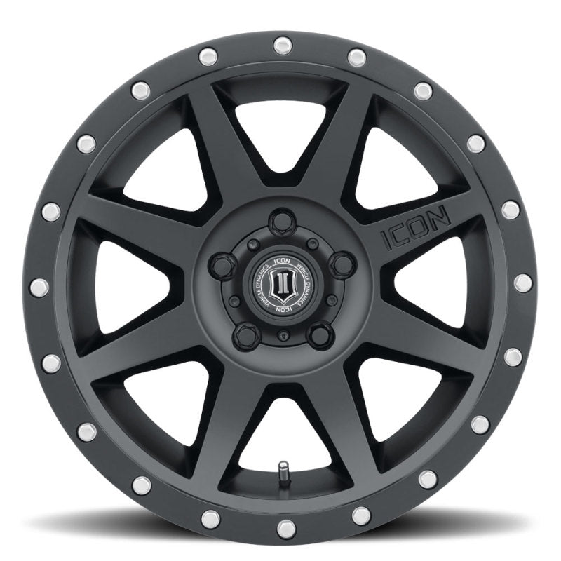 Load image into Gallery viewer, ICON Rebound 17x8.5 5x5.5 0mm Offset 4.75in BS Satin Black Wheel
