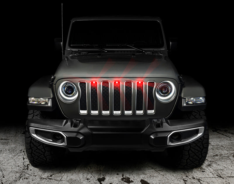 Load image into Gallery viewer, Oracle Pre-Runner Style LED Grille Kit for Jeep Gladiator JT - Red
